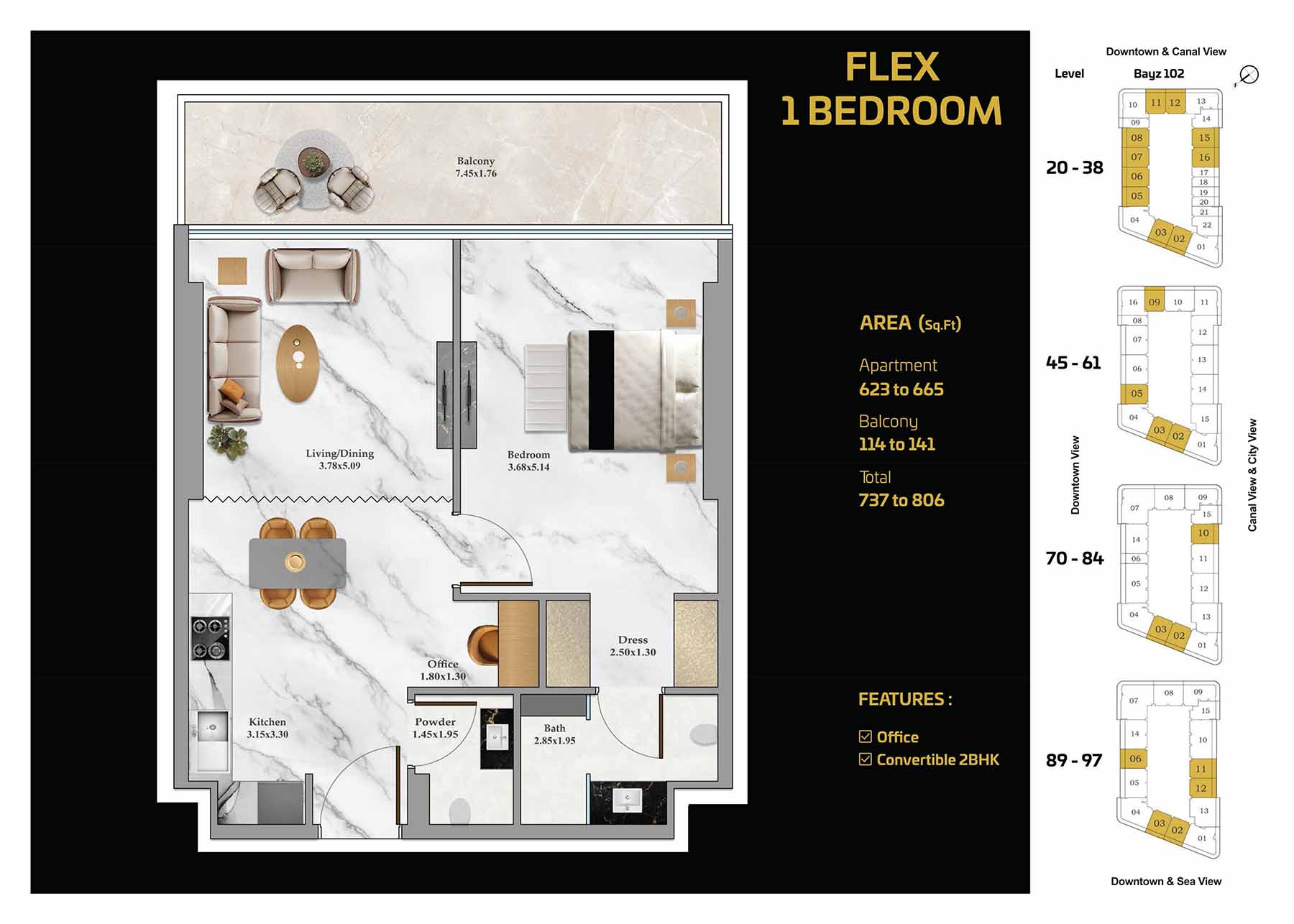 1 Bedroom
