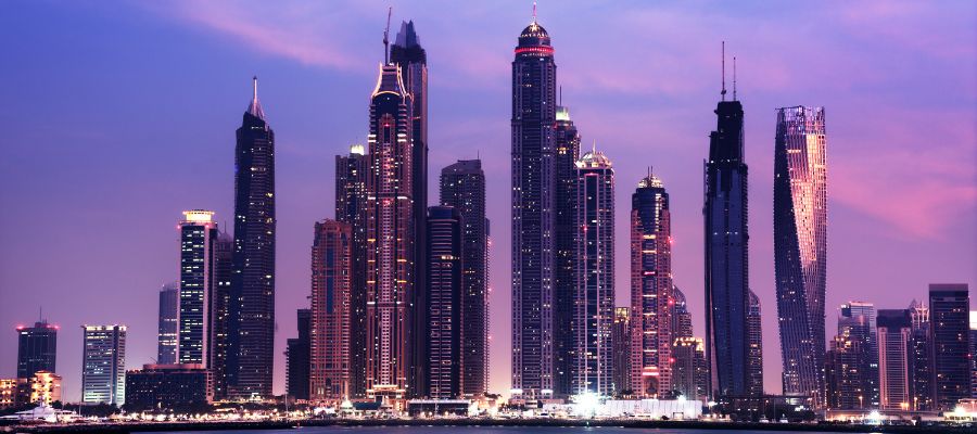 Dubai City Skyline