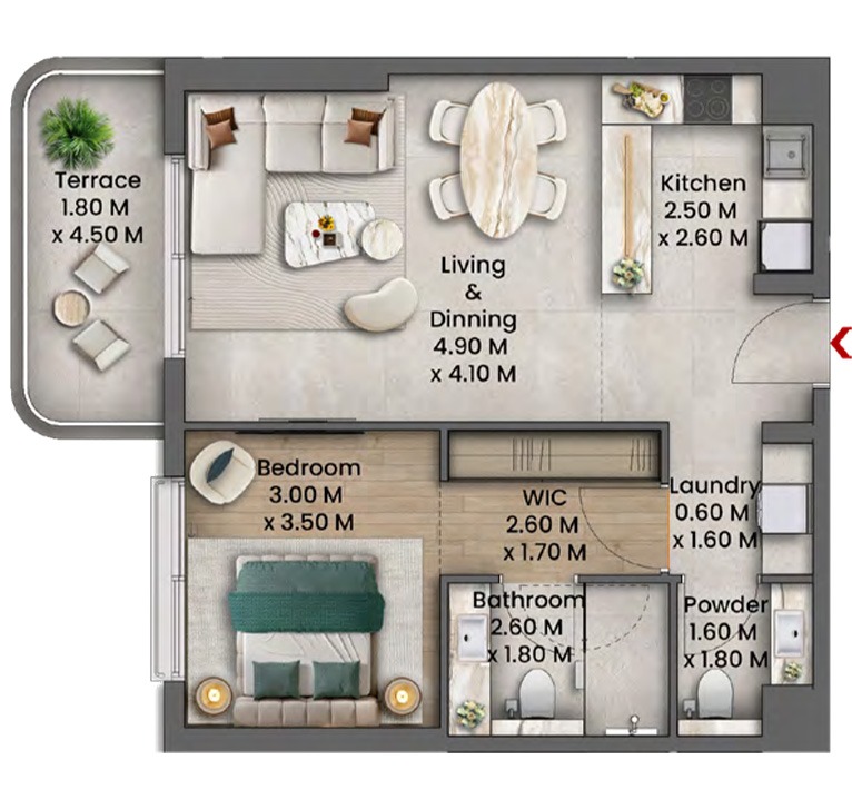 1 Bedroom