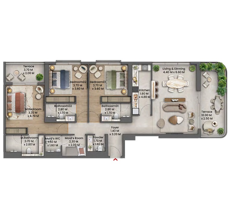 3 Bedroom