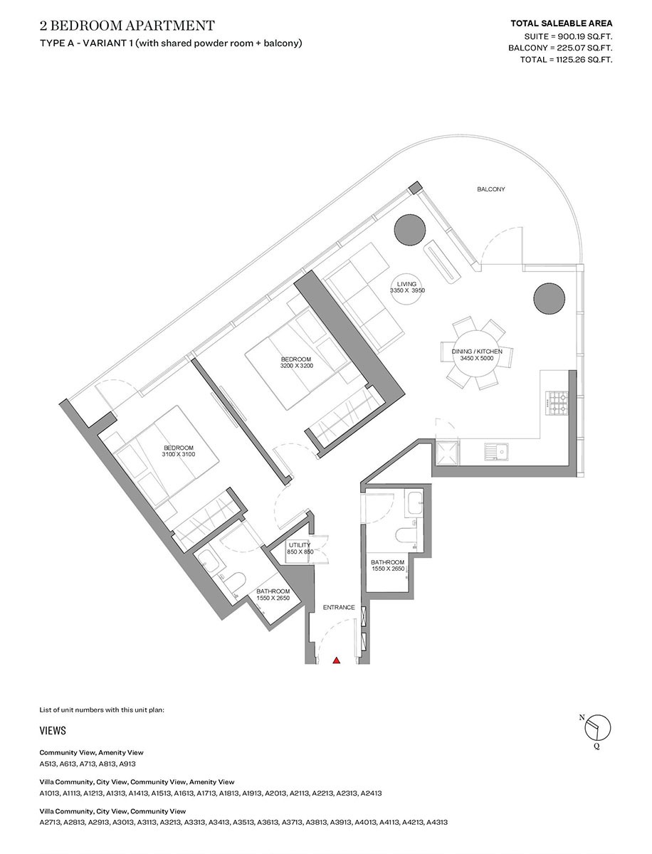 2 Bedroom