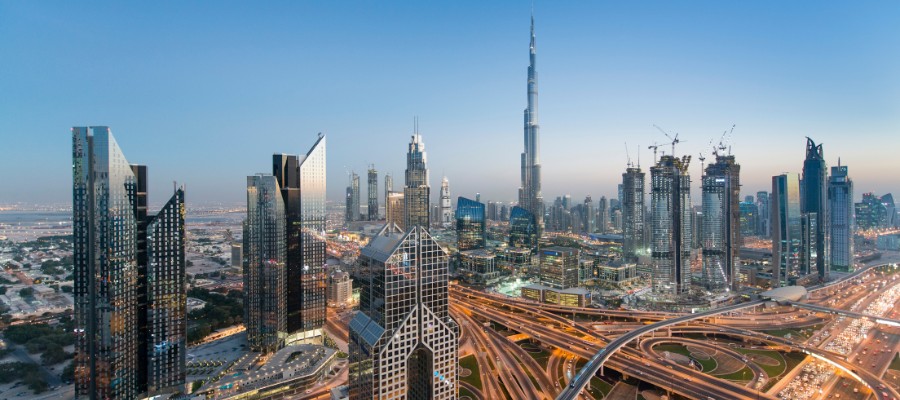 Dubai City Skyline and Real Estate Market