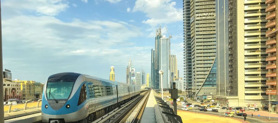 Metro in Dubai
