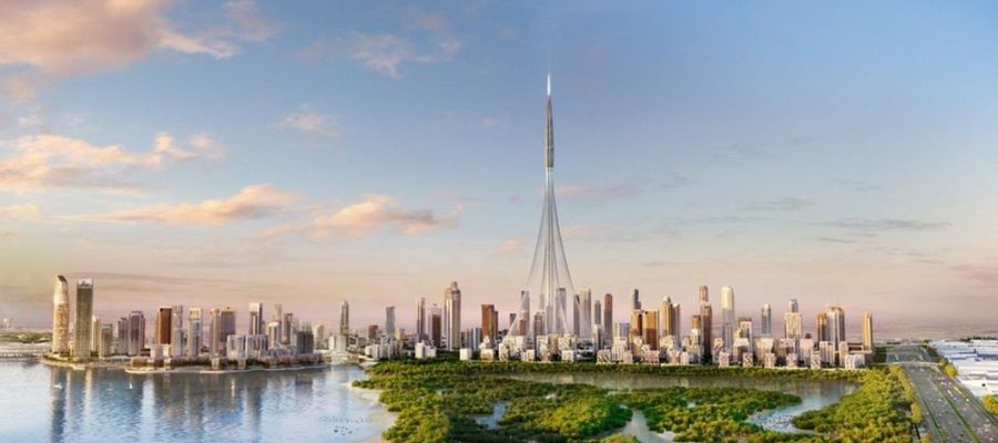 The Outside View of Creek Harbour Dubai