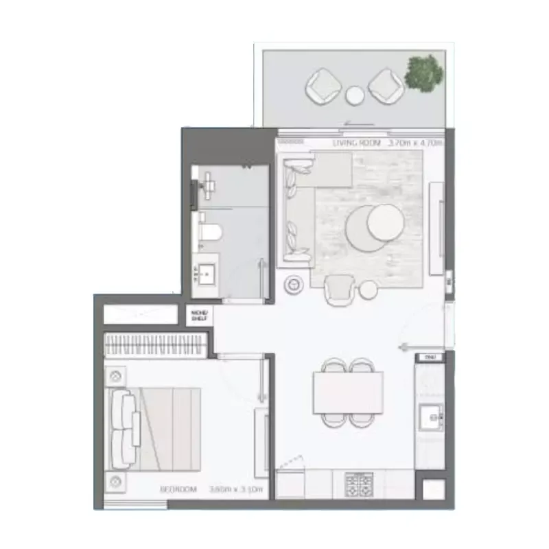 1 Bedroom