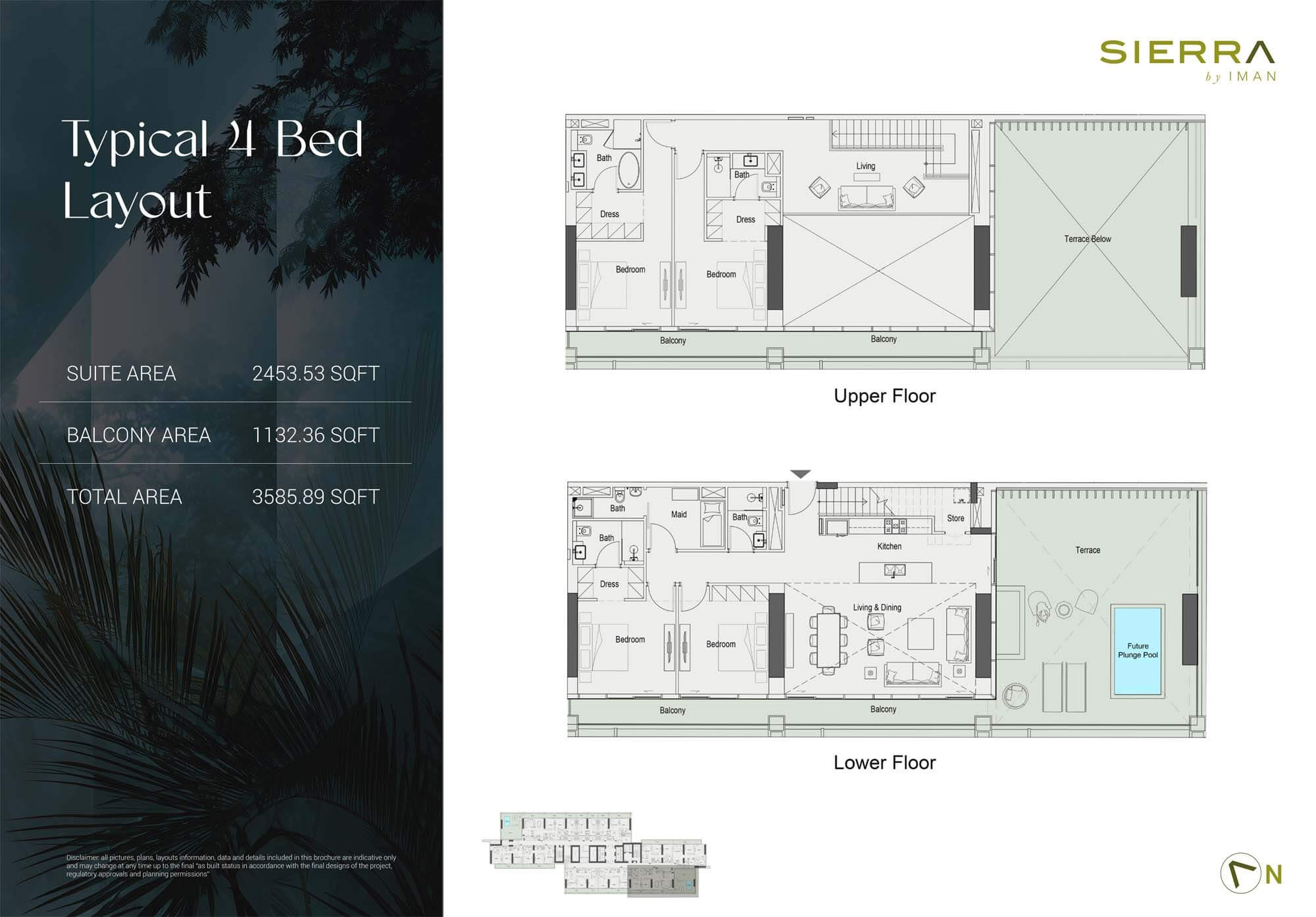 4 Bedroom + Pool + Maid