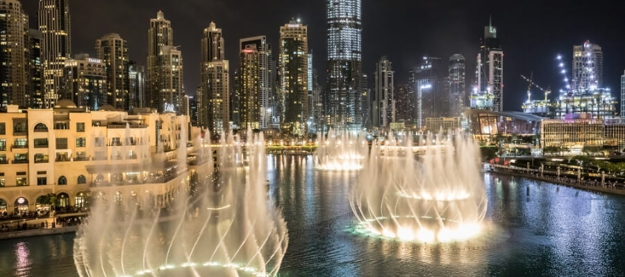 Dubai city skyline
