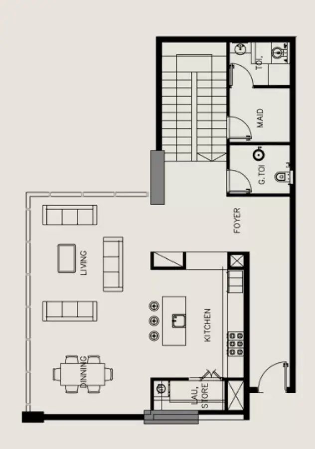 3 Bedrooms Duplex