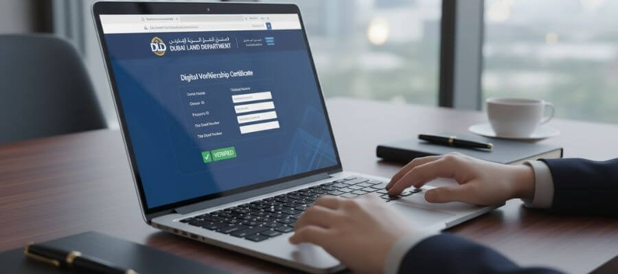 Online Title Deed Verification Process via DLD Portal