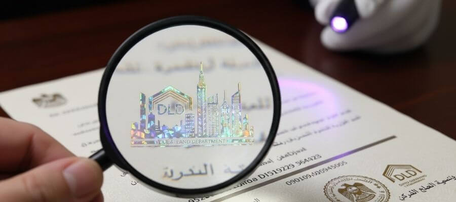 Dubai Title Deed Security Features and Authentication